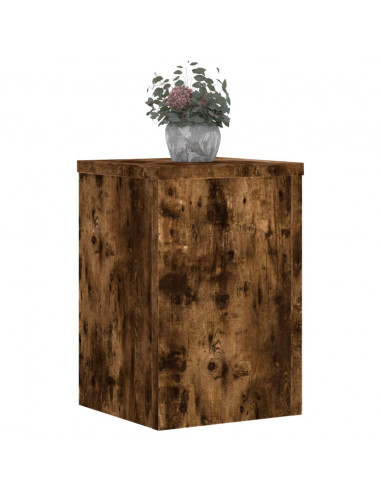 Supporti per Piante 2 pz Rovere 25x25x35 cm Legno Multistrato