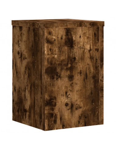 Supporti per Piante 2 pz Rovere 25x25x35 cm Legno Multistrato