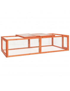 Conigliera 183x90x46,5 cm in Legno Massello di Abete 2