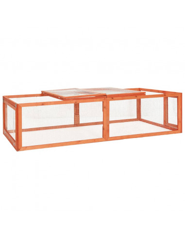 Conigliera 183x90x46,5 cm in Legno Massello di Abete