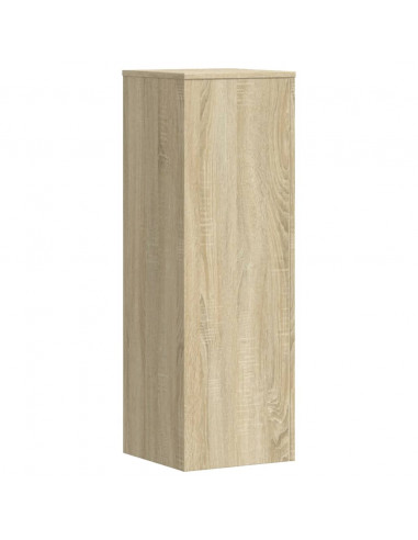 Supporto per Piante Rovere Sonoma 33x33x100cm Legno Multistrato