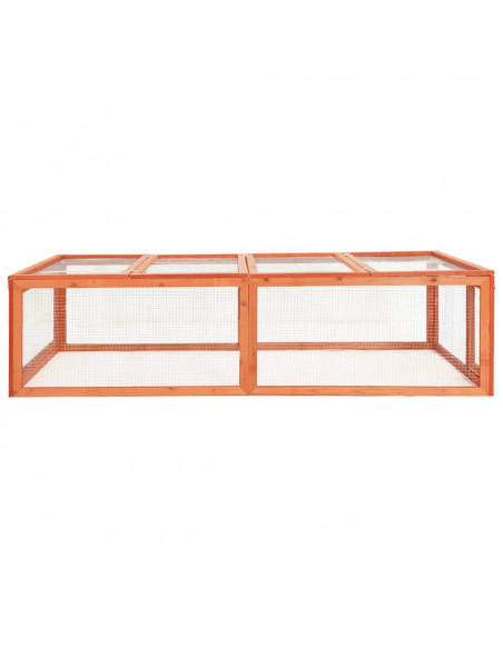 Conigliera 183x90x46,5 cm in Legno Massello di Abete