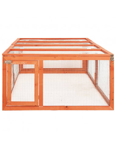 Conigliera 183x90x46,5 cm in Legno Massello di Abete