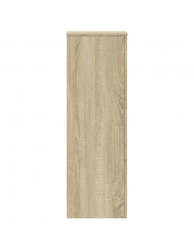 Supporto per Piante Rovere Sonoma 33x33x100cm Legno Multistrato