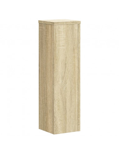 Supporti per Piante 2 pz Rovere 17x17x60 cm in Multistrato