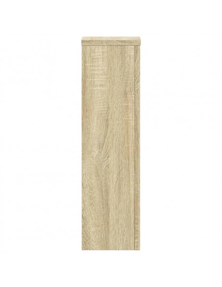 Supporti per Piante 2 pz Rovere 17x17x60 cm in Multistrato