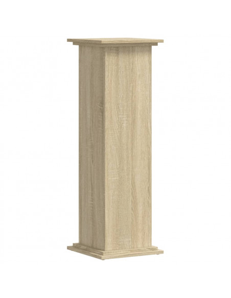 Supporto per Piante Rovere Sonoma 33x33x100cm Legno Multistrato