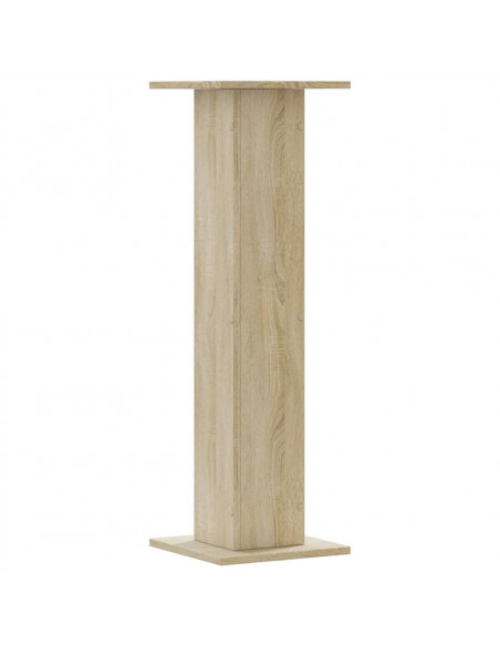 Supporti per Piante 2 pz Rovere Sonoma 30x30x95cm in Truciolato