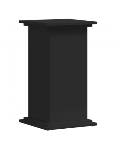 Supporto per Piante Nero 33x33x60 cm in Truciolato