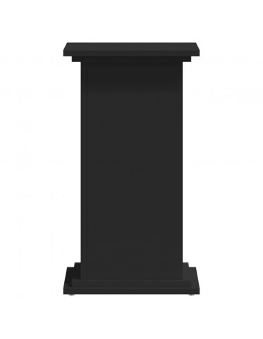 Supporto per Piante Nero 33x33x60 cm in Truciolato