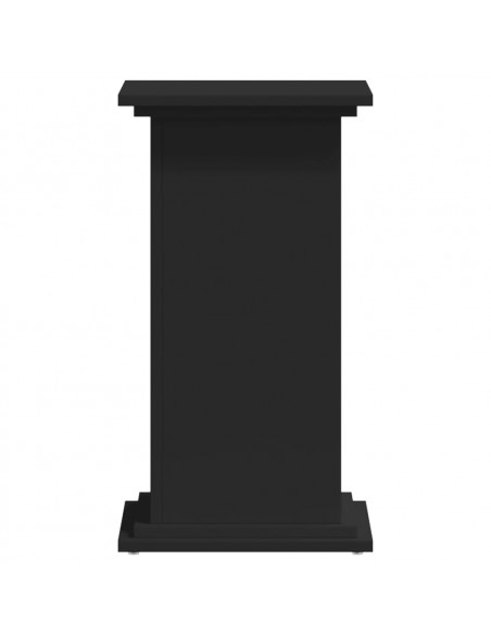 Supporto per Piante Nero 33x33x60 cm in Truciolato