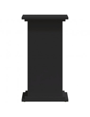 Supporto per Piante Nero 33x33x60 cm in Truciolato