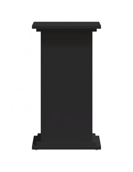 Supporto per Piante Nero 33x33x60 cm in Truciolato