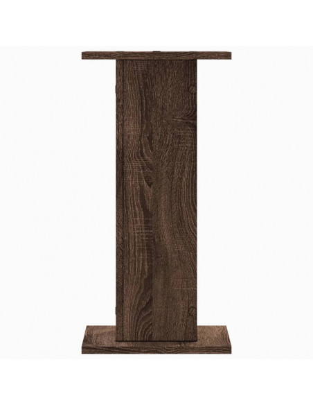 Supporti per Piante 2 pz Rovere Marrone 30x30x60 cm Truciolato