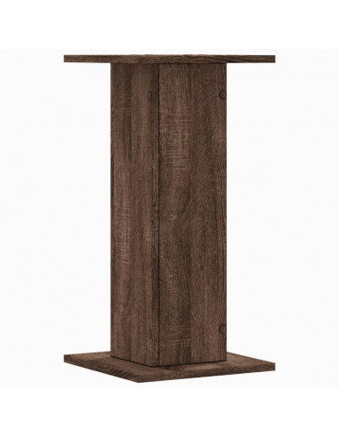 Supporti per Piante 2 pz Rovere Marrone 30x30x60 cm Truciolato