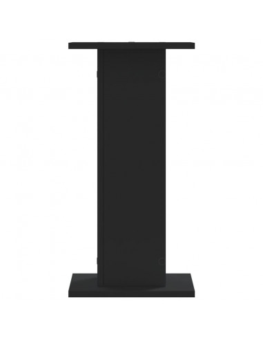 Supporti per Piante 2 pz Neri 30x30x60 cm Legno Multistrato