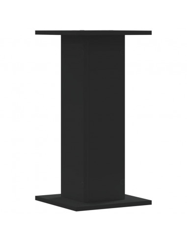 Supporti per Piante 2 pz Neri 30x30x60 cm Legno Multistrato