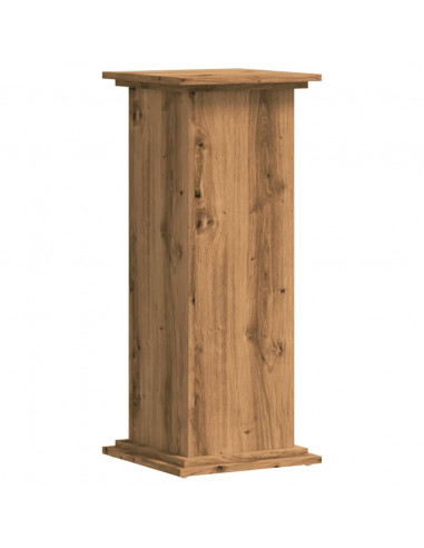 Supporto per Piante Rovere Artigianale 33x33x80 cm Multistrato