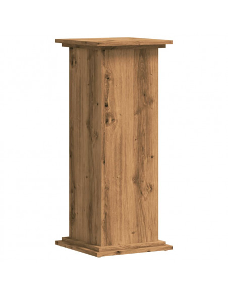Supporto per Piante Rovere Artigianale 33x33x80 cm Multistrato