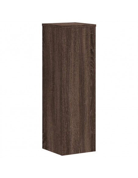 Supporti per Piante 2 pz Marrone 25x25x80 cm Legno Multistrato
