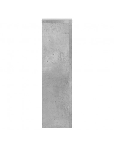Supporti per Piante 2 pz Grigio 17x17x60 cm Legno Multistrato