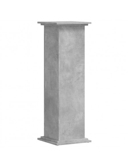 Supporto per Piante Grigio 33x33x100 cm in Truciolato