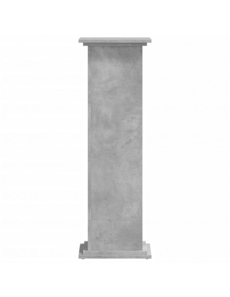 Supporto per Piante Grigio 33x33x100 cm in Truciolato