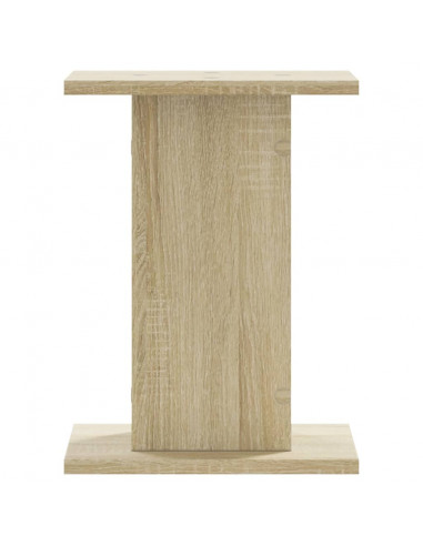 Supporti per Piante 2 pz Rovere Sonoma 17x17x60cm in Truciolato