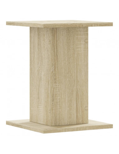 Supporti per Piante 2 pz Rovere Sonoma 17x17x60cm in Truciolato