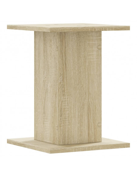 Supporti per Piante 2 pz Rovere Sonoma 17x17x60cm in Truciolato