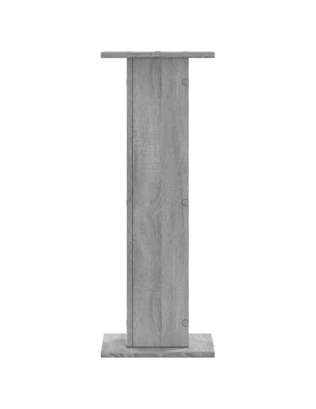 Supporti per Piante 2 pz Grigio Sonoma 30x30x80cm in Truciolato