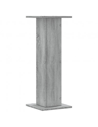 Supporti per Piante 2 pz Grigio Sonoma 30x30x80cm in Truciolato