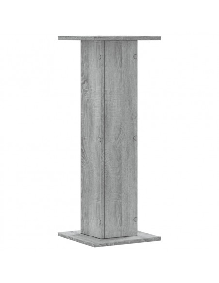 Supporti per Piante 2 pz Grigio Sonoma 30x30x80cm in Truciolato