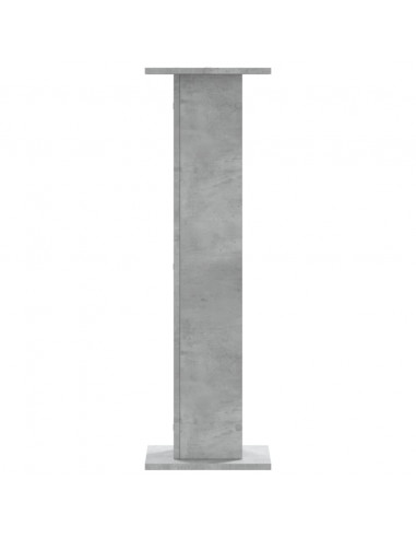 Supporti per Piante 2 pz Grigio Cemento 30x30x95 cm Truciolato