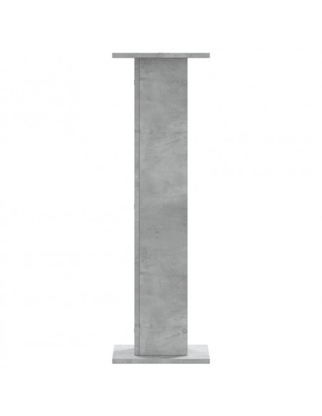 Supporti per Piante 2 pz Grigio Cemento 30x30x95 cm Truciolato