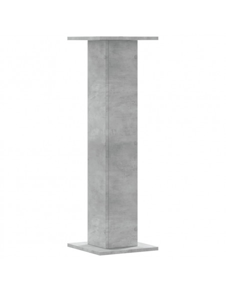 Supporti per Piante 2 pz Grigio Cemento 30x30x95 cm Truciolato