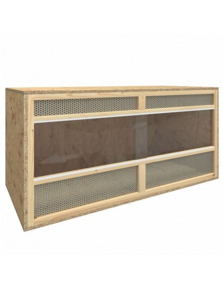 Terrario in Legno Multistrato 100x47x47 cm