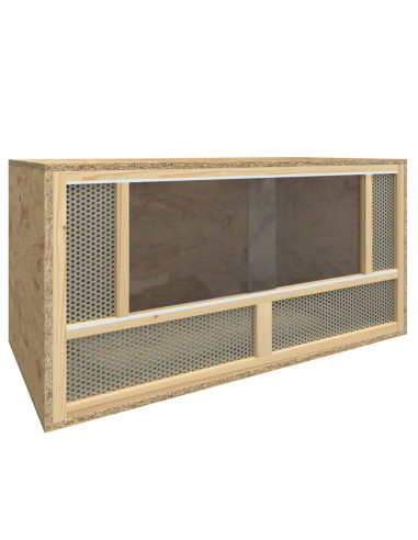 Terrario in Legno Multistrato 80x40x40 cm