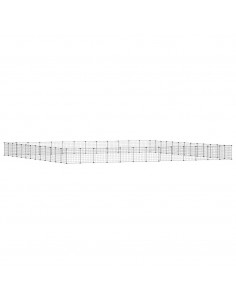 Gabbia per Animali 52 Pannelli con Porta Nero 35x35 cm Acciaio 2