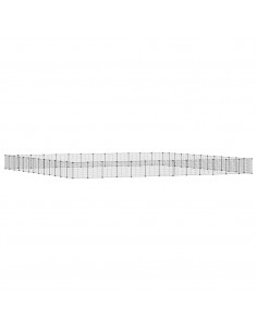 Gabbia per Animali 52 Pannelli con Porta Nero 35x35 cm Acciaio 2