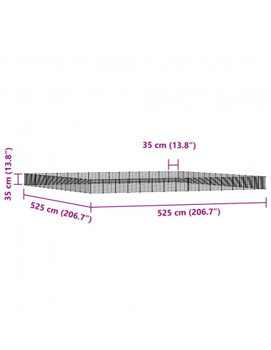 Gabbia per Animali 60 Pannelli con Porta Nera 35x35 cm Acciaio