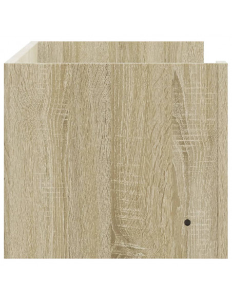 Scaffale a Parete Rovere Sonoma 100x35x30,5cm Legno Multistrato