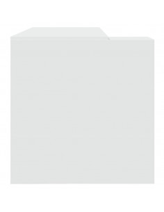 Scrivania Bianca 123,5x73,5x75 cm in Legno Multistrato