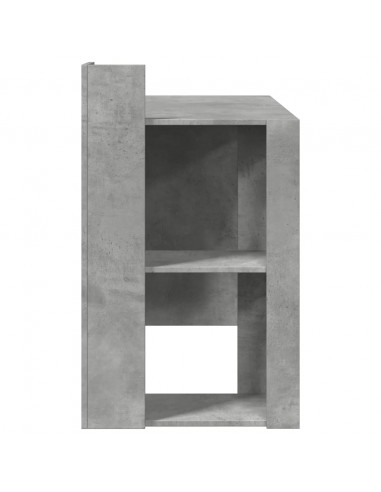 Scrivania Grigio Cemento 103,5x56,5x94 cm in Legno Multistrato
