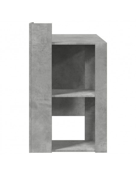 Scrivania Grigio Cemento 103,5x56,5x94 cm in Legno Multistrato