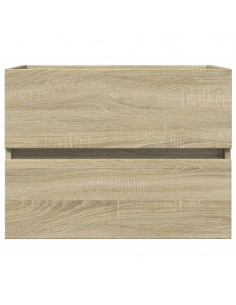 Set Mobili da Bagno 2 pz in Ceramica e Legno Multistrato