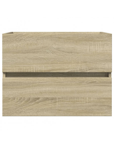 Set Mobili da Bagno 2 pz in Ceramica e Legno Multistrato