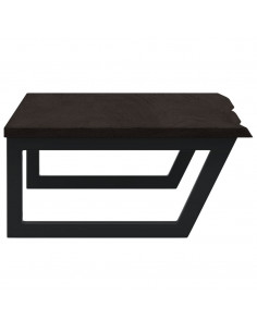 Ripiano a Parete per Lavabo in Acciaio e Massello di Rovere