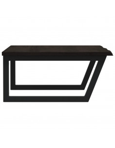 Ripiano a Parete per Lavabo in Acciaio e Massello di Rovere