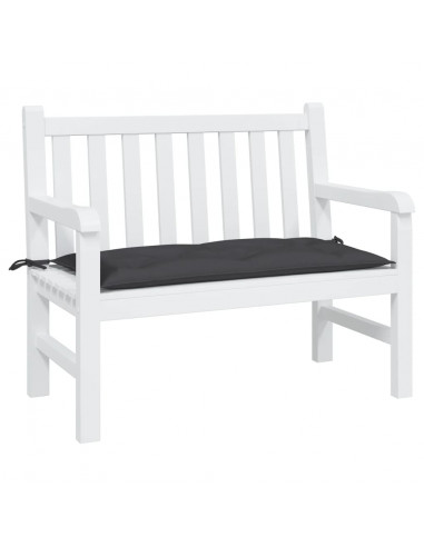 Cuscino per Panca Nero 110x50x7 cm in Tessuto Oxford